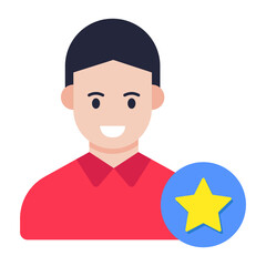 Perfect design icon of favorite profile 