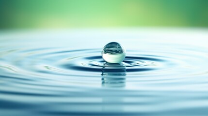 Water Drop and Ripples