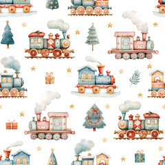 pattern with train