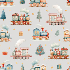 pattern with train