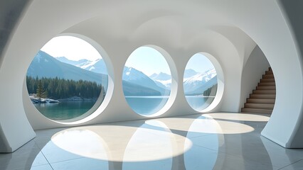 Serene Mountain Vista