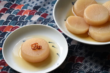 Braised Daikon Radish Daikon no Nimono is a healthy and delicious Japanese side dish