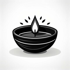 Happy Diwali diya lamp, Indian festival of lights