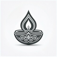 Fototapeta premium Happy Diwali diya lamp, Indian festival of lights