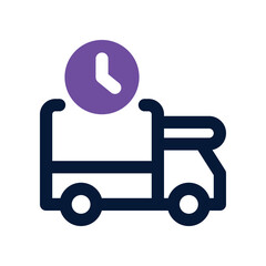 delivery icon. vector dual tone icon for your website, mobile, presentation, and logo design.