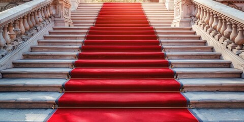 Glamorous Staircase Entrance at a Grand Venue