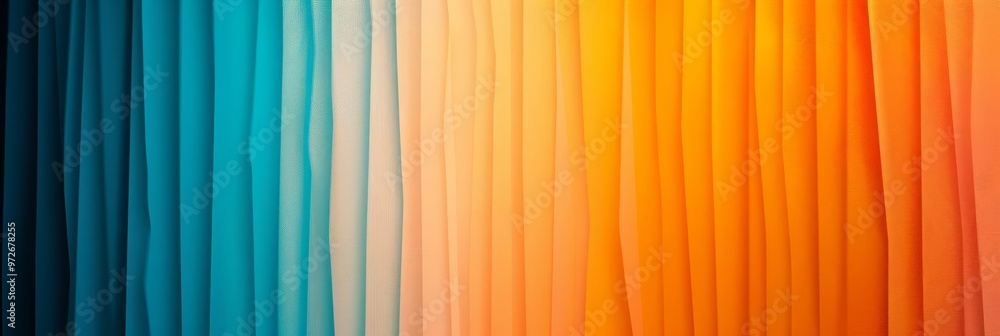 Aufkleber abstract color gradient background with a grainy texture in orange, blue, yellow, and white the nois