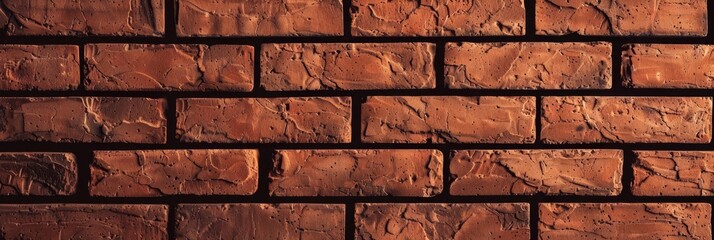 Fototapeta premium Red brick wall texture background