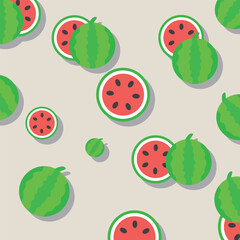 seamless background with fruits