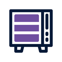 microwave icon. vector dual tone icon for your website, mobile, presentation, and logo design.