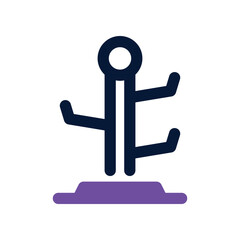 coat hanger icon. vector dual tone icon for your website, mobile, presentation, and logo design.