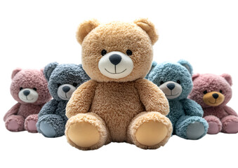 Obraz premium a group of teddy bears