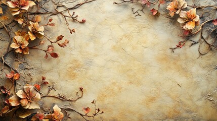 Design paper vintage parchment elements texture with natural pattern background