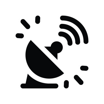 recommend clip art: antenna icon. vector glyph icon for your website, mobile, presentation, and logo design.