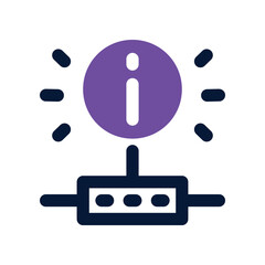 server icon. vector dual tone icon for your website, mobile, presentation, and logo design.