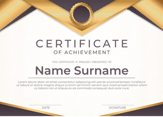 Elegant Professional Certificate with Beautiful Colors