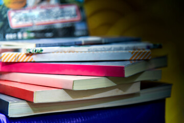 stack of books