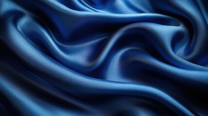 Obraz premium Soft velvet texture background in deep royal blue, smooth and luxurious surface, rich fabric effect velvet texture, luxury