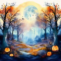 autumn forest landscape