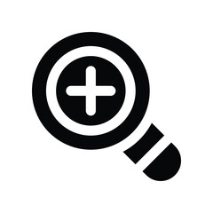 search icon. vector glyph icon for your website, mobile, presentation, and logo design.