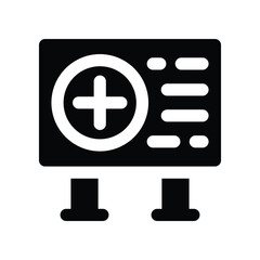 Obraz premium information icon. vector glyph icon for your website, mobile, presentation, and logo design.