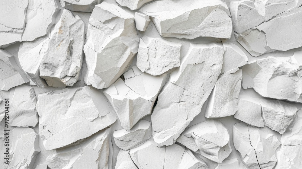 Poster abstract white background of natural architecture stone texture background pattern conceptual wall b
