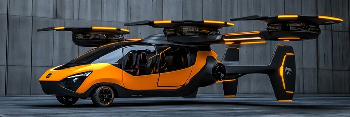 Futuristic Hybrid Vehicle Concept