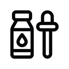 serum icon. vector line icon for your website, mobile, presentation, and logo design.