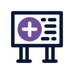 Obraz premium information icon. vector dual tone icon for your website, mobile, presentation, and logo design.