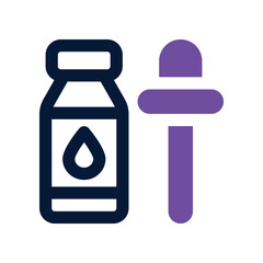 serum icon. vector dual tone icon for your website, mobile, presentation, and logo design.