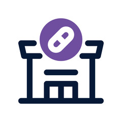 pharmacy icon. vector dual tone icon for your website, mobile, presentation, and logo design.