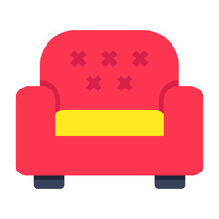 Modern design icon of sofa