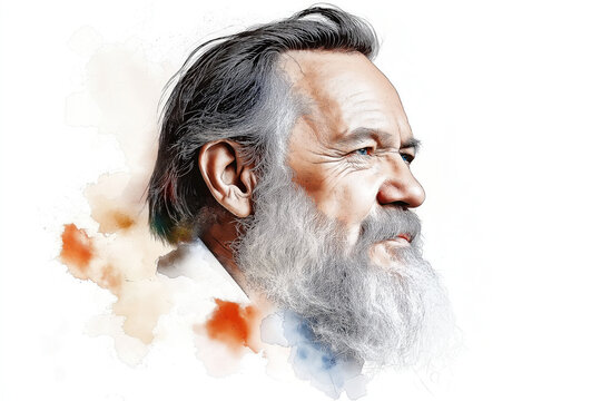 Friedrich Engels Illustration