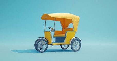 Yellow Rickshaw, Autotaxi, Transportation