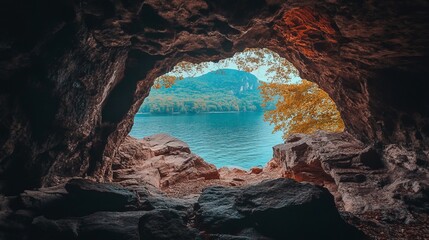 Cave View to the Lake