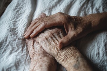 Close-Up of Intertwined Hands