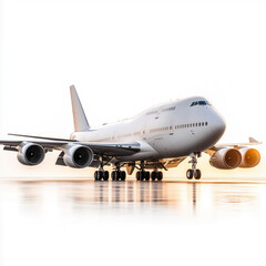 Obraz premium Jumbo Jet Isolated