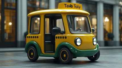 Electric Tuk-Tuk, Modern Cargo, Smart City