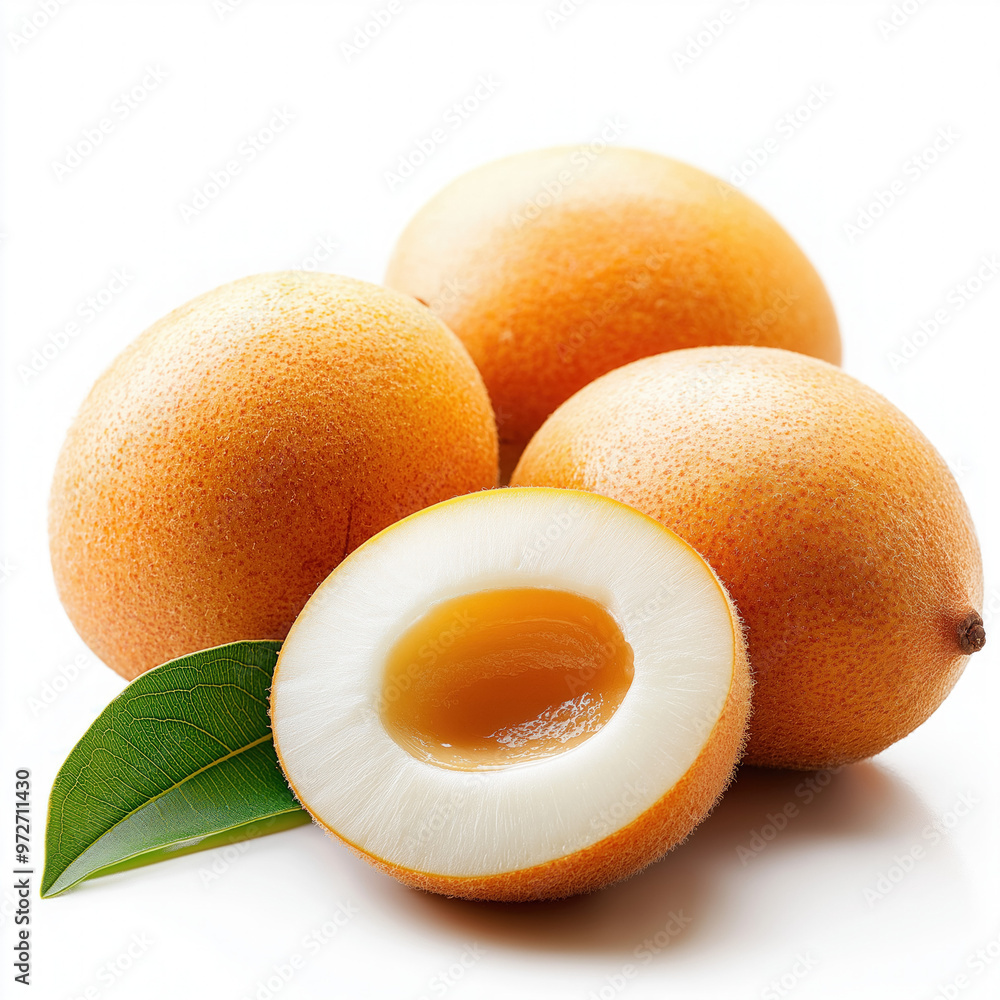 Poster sapodilla isolated