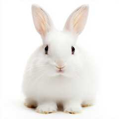 Obraz premium Snow Rabbit Isolated