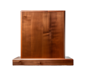 Elegant wooden plaque with smooth finish, perfect for awards, presentations, or decorative displays in various settings.
