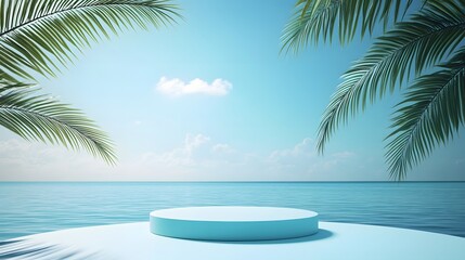 Fototapeta premium circle base on the beach