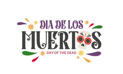 Day of the dead, dia de los muertos card or background. vector illustration.