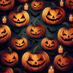 Halloween Jack-o-lantern background