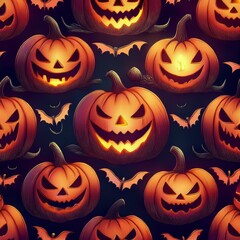 halloween pumpkins background