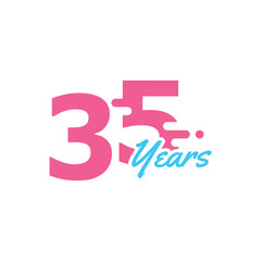 Anniversary Number Fun Design Collection