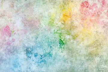 Naklejka premium Decorative background with pastel shades of watercolor. Background for design.