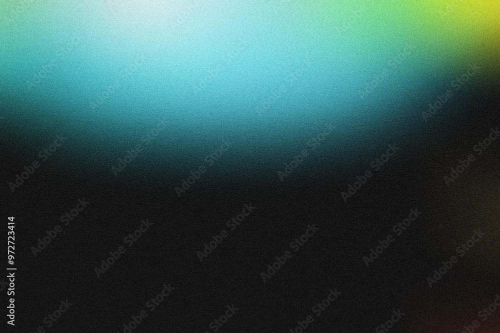 Poster abstract blue light background with a dusty noise grain texture. digital web design. light leak roug