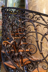 Historic cathedral of Monza, Italy: interior