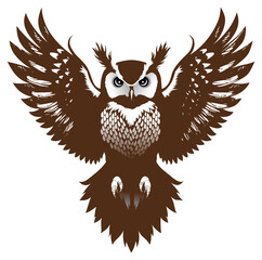 eagle owl vector